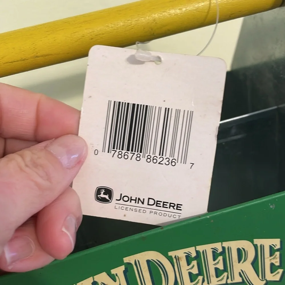 John Deere Green and Yellow Utensil Caddy